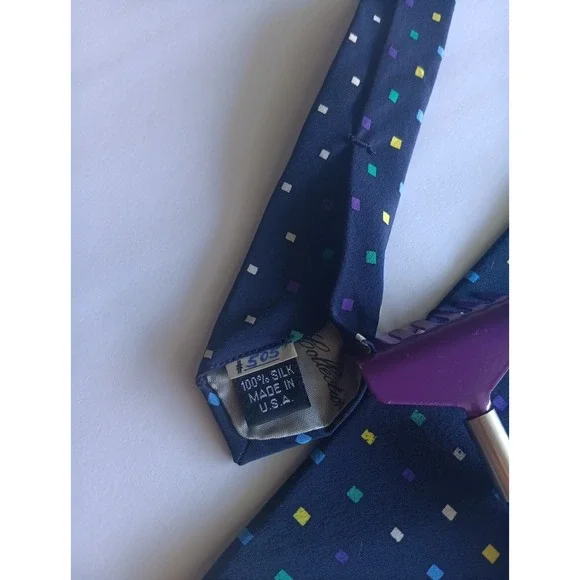 Chelsea LTD Custom Mens Silk Tie The Associates To AAAI Preppy Academia Science - Picture 6 of 6